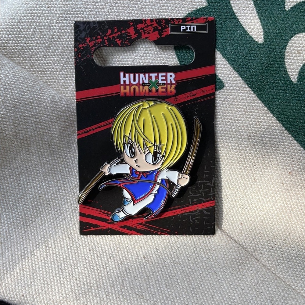 HxH Kurapika enamel pin, cute anime pin